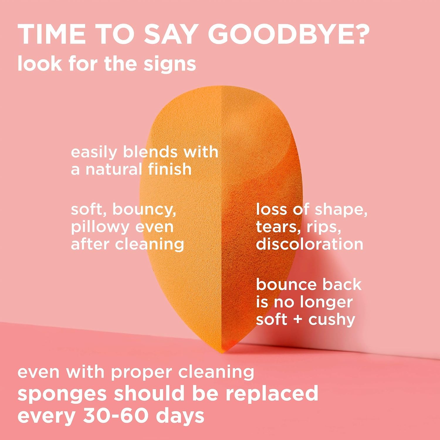 Real Techniques Miracle Complexion Sponge, Makeup Blender for Liquid and Cream Foundation, Full Coverage, Streak-Free Professional Makeup Tool, Cruelty Free, Vegan, Latex Free, 4 Count - Image 7