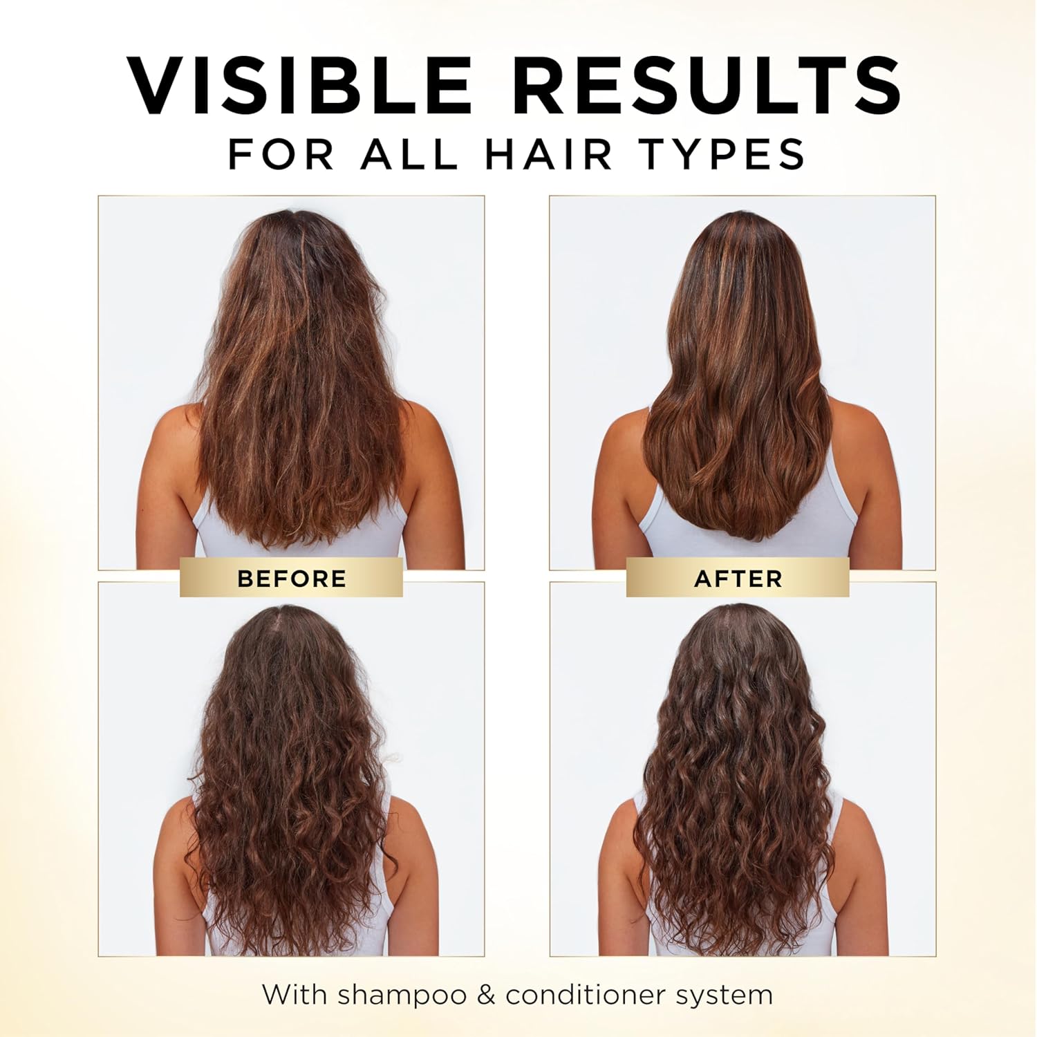 Pantene Shampoo & Conditioner Set, Daily Moisture Renewal - Pro-V Nutrients for Dry, Color-Treated, Straight to Curly Hair, 72-Hour Hydration & Softness, 52.8 Oz Total + Miracle Rescue Shot (0.5 Oz) - Image 4