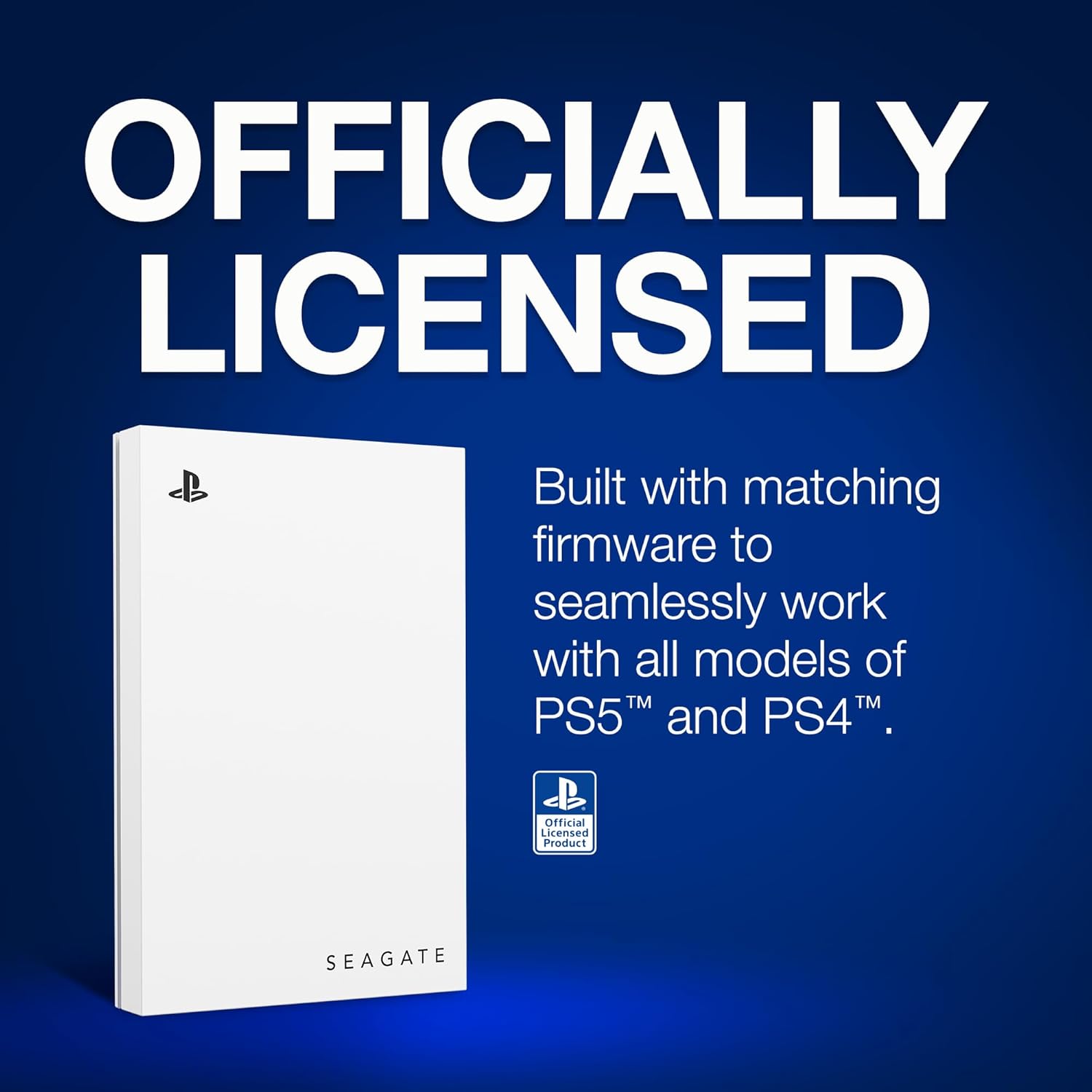 Seagate Game Drive for PlayStation® Consoles 5 TB External Hard Drive - USB 3.2 Gen 1, Officially-License (STLV5000100) - Image 5