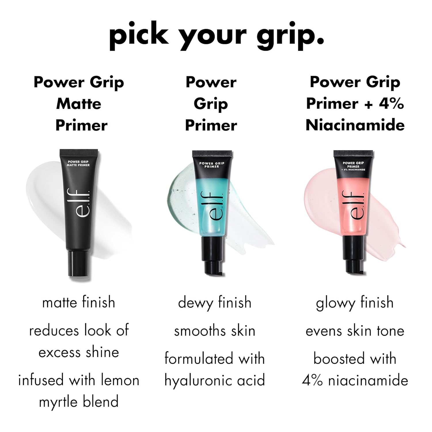 e.l.f. Power Grip Primer, Gel-Based & Hydrating Face Primer For Smoothing Skin & Gripping Makeup, Moisturizes & Primes, 0.811 Fl Oz (24 ml.) - Image 4