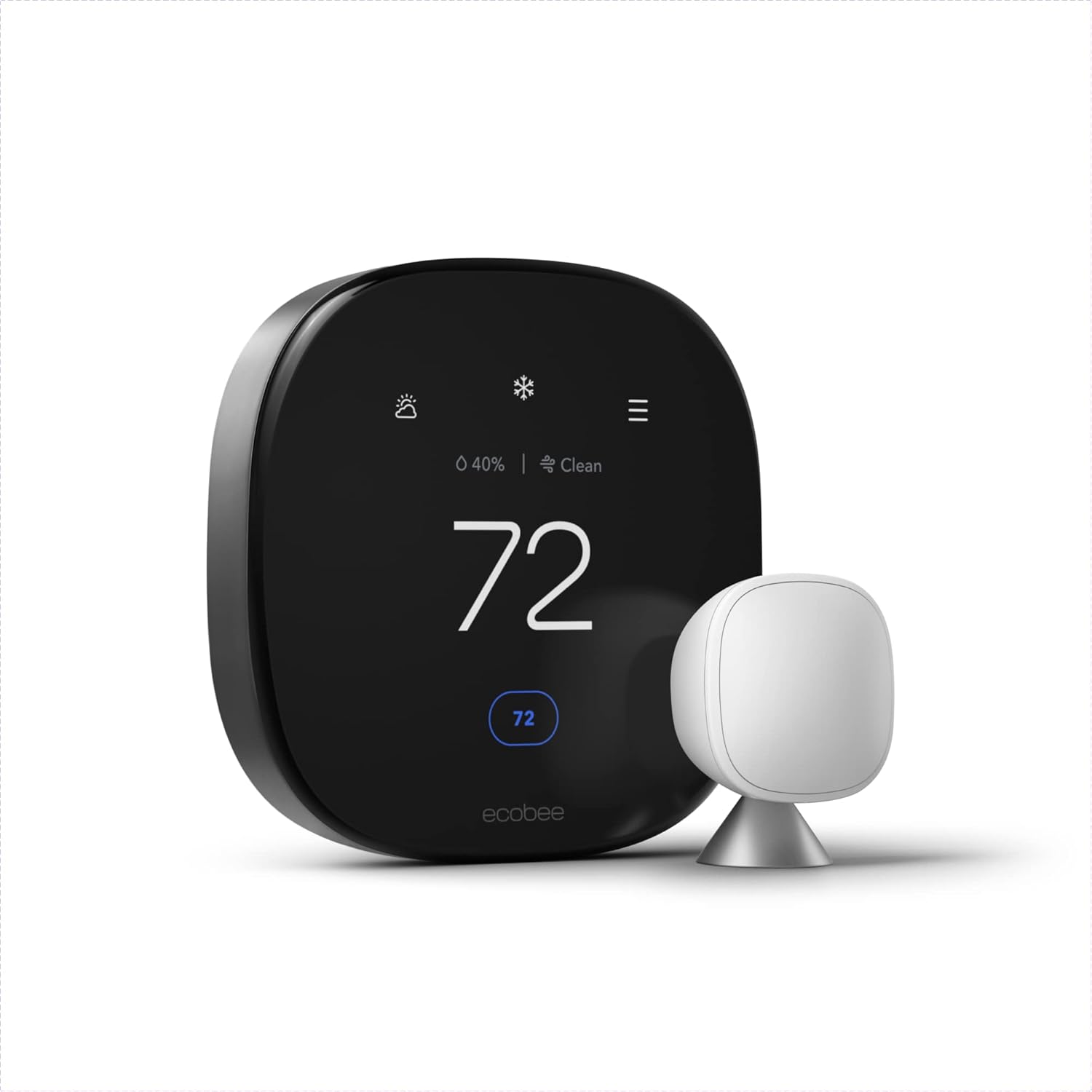 ecobee Smart Thermostat Premium with Smart Sensor and Air Quality Monitor - Programmable Wifi Thermostat - Works with Siri, Alexa, Google Assistant - Image 13