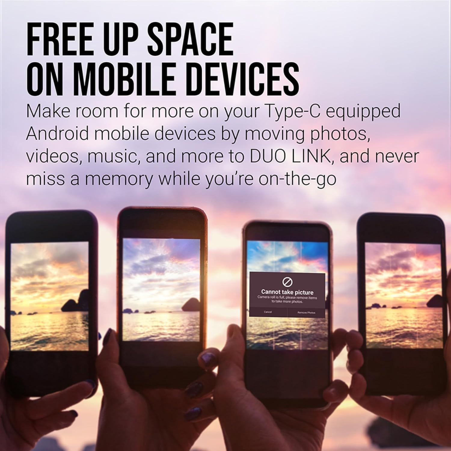 PNY 64GB Duo Link USB 3.2 Type-C Dual Flash Drive for Android Devices and Computers - External Mobile Storage for Photos, Videos, and More - 200MB/s - Image 3