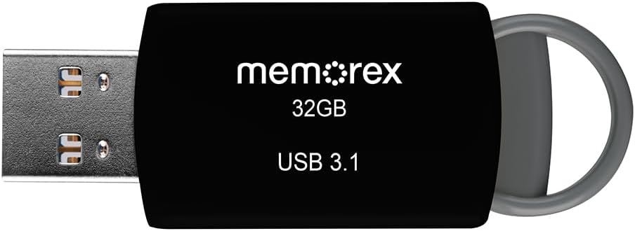 32GB Memorex USB 3.1 Flash Drive – Transfer Speeds Up to 10x Faster Than USB 2.0, Latest USB 3.1 Gen 1 Technology, Lightweight Design, for Daily File Management, Type-A Connector - Image 3