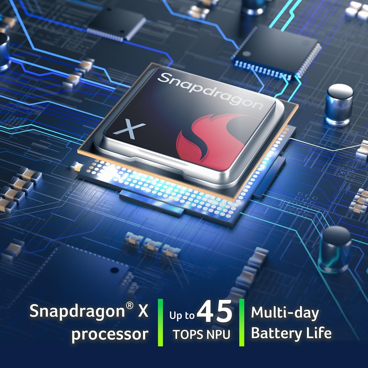 Acer Aspire 16 AI Copilot+ PC | 16" WUXGA 120Hz Multi-Touch Display | Snapdragon X X1-26-100 | NPU: 45 Tops - GPU: Up to 1.7 TFLOPs | 16GB LPDDR5X | 512GB PCIe Gen 4 SSD | Wi-Fi 7 | A16-11MT-X669 - Image 3