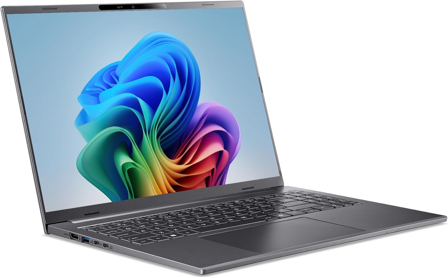 Acer Aspire 16 AI Copilot+ PC | 16" WUXGA 120Hz Multi-Touch Display | Snapdragon X X1-26-100 | NPU: 45 Tops - GPU: Up to 1.7 TFLOPs | 16GB LPDDR5X | 512GB PCIe Gen 4 SSD | Wi-Fi 7 | A16-11MT-X669 - Image 11