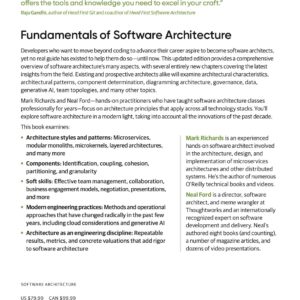 Fundamentals of Software Architecture: A Modern Engineering Approach