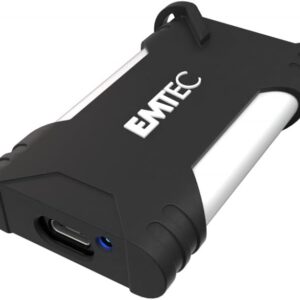 Emtec X210G Portable Gaming Series External Solid State Drive - USB-C 3.2 Gen2 - Up to 1100MB/s - 3D NAND Flash - Documents, Music, HD Video Storage - 1TB