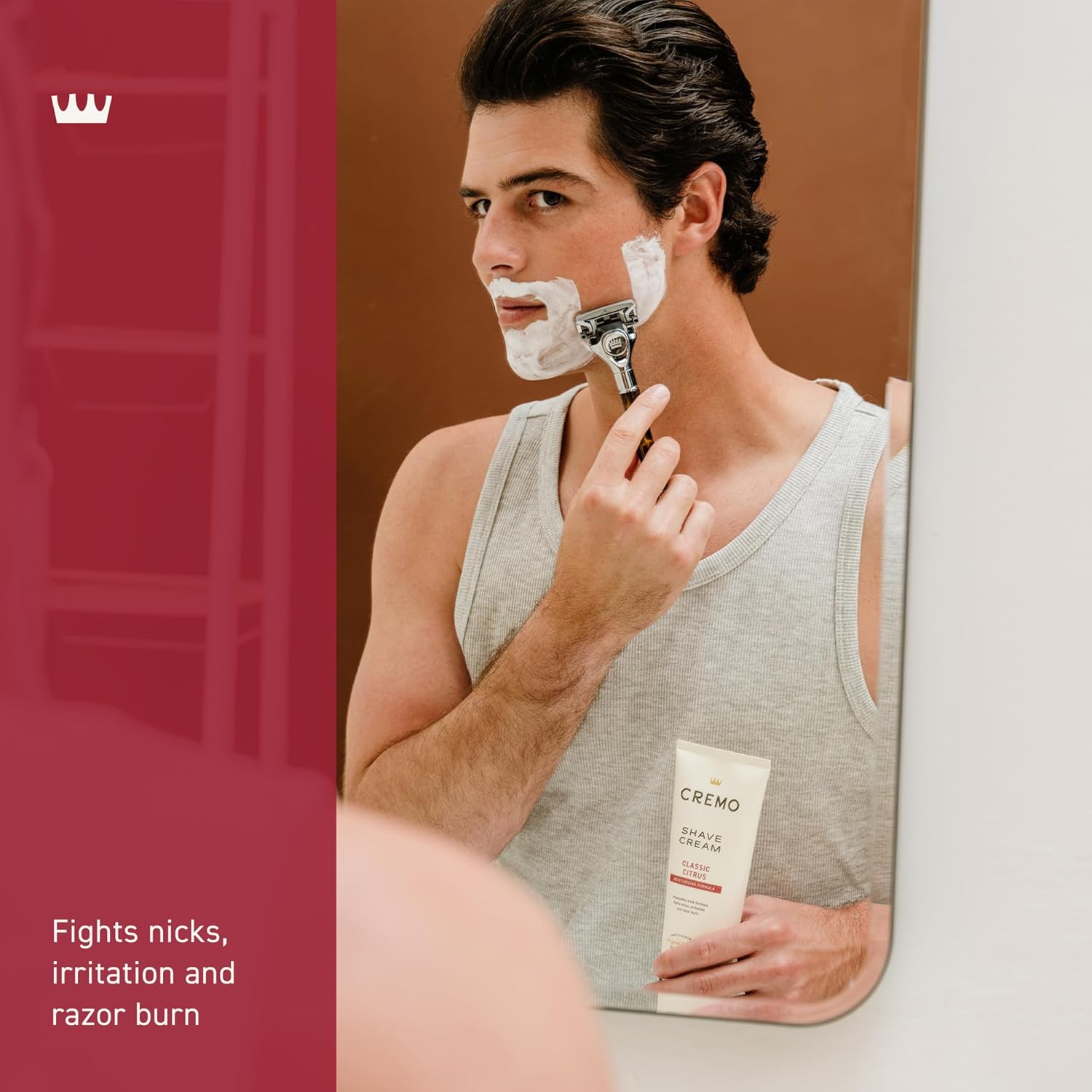 Cremo Shaving Cream Mens, Astonishingly Superior Ultra-Slick Shaving Cream for Men, Fights Nicks, Cuts And Razor Burn, 6 Fl Oz (2 Pack) - Image 3