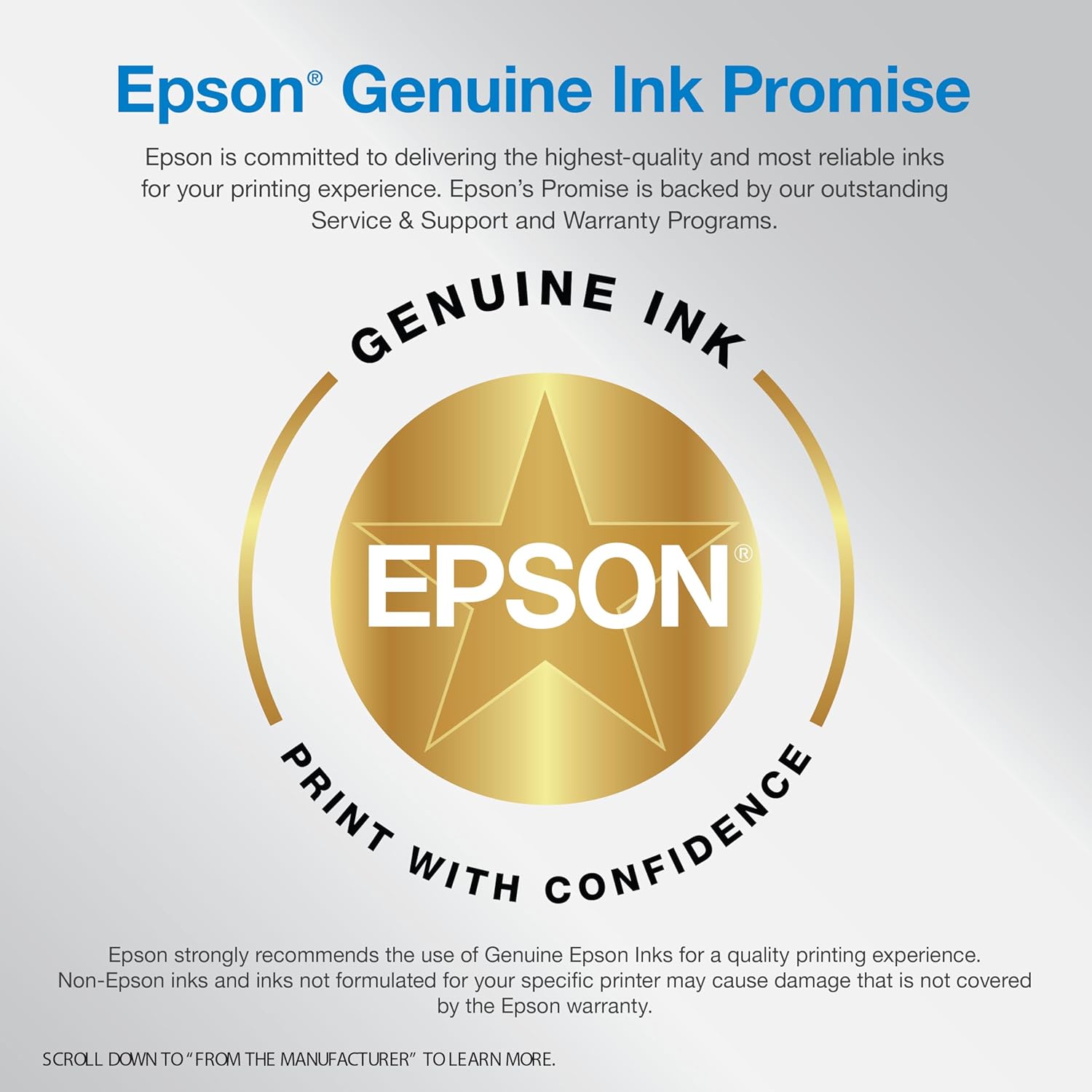 Epson EcoTank ET-2980 Wireless All-in-One Color Supertank Printer with up to 3 Years of Ink, Refillable Tanks, Perfect for Home, 15 PPM, 1.44" Color Screen, Auto 2-Sided Printing - White - Image 6