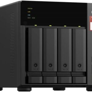 QNAP TS-473A-8G SAN/NAS Storage System, Black
