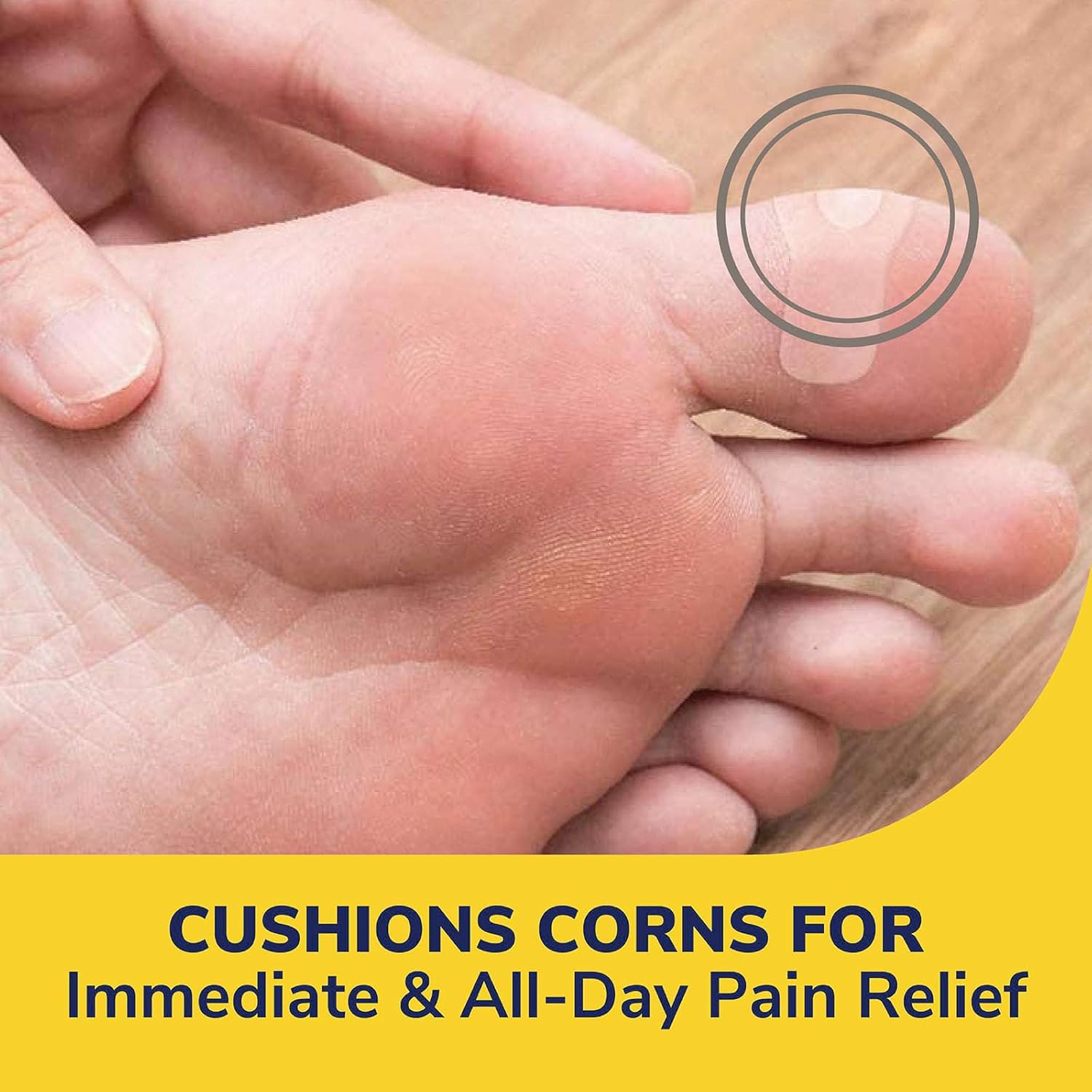 Dr. Scholl's Corn Cushion with Hydrogel Technology, 6ct // Cushioning Protection Against Shoe Pressure and Friction That Fits Easily in Any Shoe for Immediate and All-Day Pain Relief - Image 4