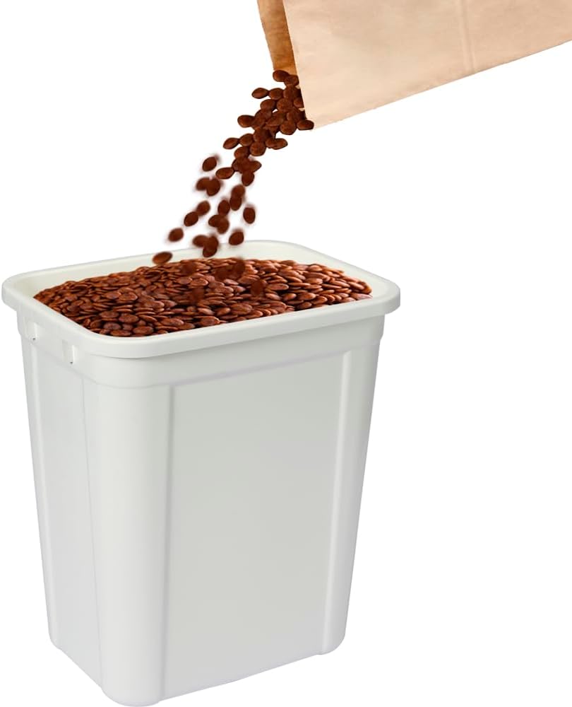 Ashfield & Harkness Airtight Pet Food Storage Container, up to 20 Lbs/ 23 Qt for Dog Cat Bird and Other Pet Food Storage, Easy Acces Including Scoup, Easy Access, Lightweight Keeps Pet Food Fresh - Image 4