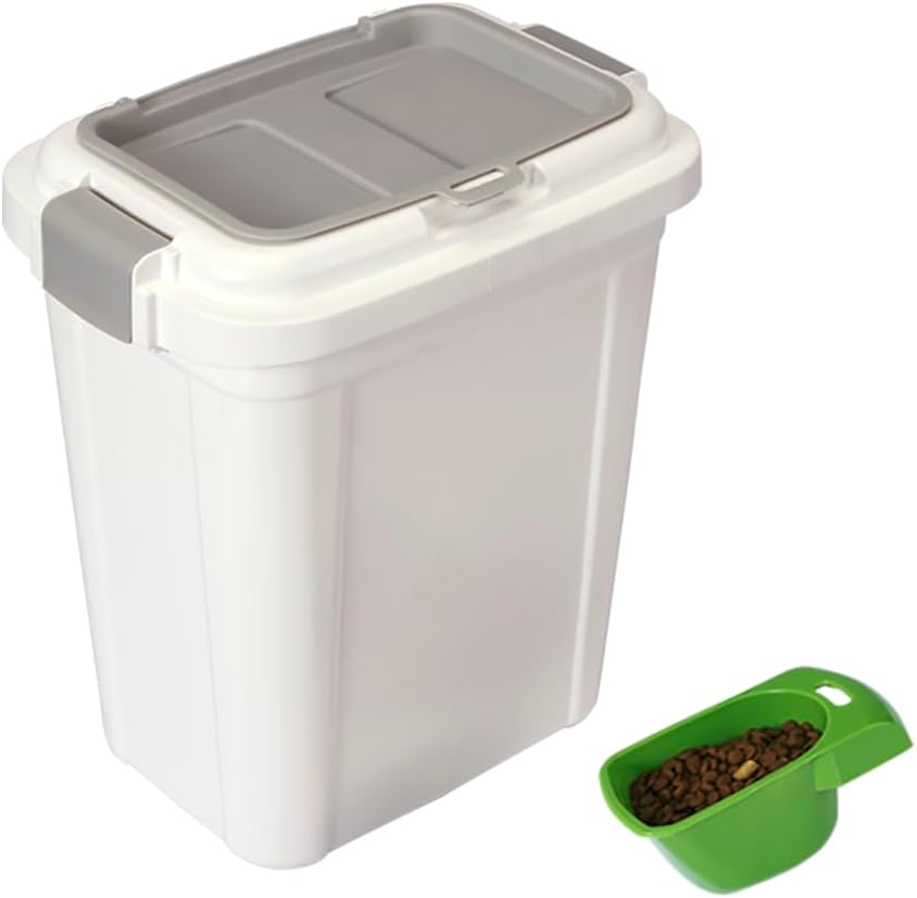Ashfield & Harkness Airtight Pet Food Storage Container, up to 20 Lbs/ 23 Qt for Dog Cat Bird and Other Pet Food Storage, Easy Acces Including Scoup, Easy Access, Lightweight Keeps Pet Food Fresh - Image 8