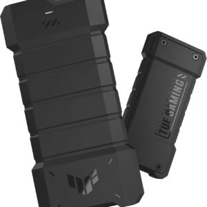 ASUS TUF Gaming AS1000 Plus —USB-C 3.2 Gen 2x2 Portable M.2 NVMe PCIe SSD 1 TB, Up to 2000MB/s, MIL-STD-810H Drop Resistance, IP68 Water and dust Resistance, Aluminum Alloy Chassis and a Thermal pad