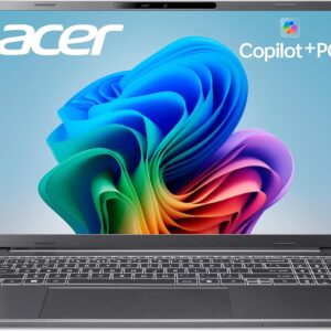 Acer Aspire 16 AI Copilot+ PC | 16" WUXGA 120Hz Multi-Touch Display | Snapdragon X X1-26-100 | NPU: 45 Tops - GPU: Up to 1.7 TFLOPs | 16GB LPDDR5X | 512GB PCIe Gen 4 SSD | Wi-Fi 7 | A16-11MT-X669