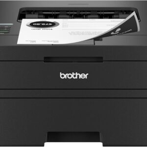 Brother HL-L2460DW Wireless Compact Monochrome Laser Printer with Duplex, Mobile Printing, Black & White Output | Includes Refresh Subscription Trial(1), Works with Alexa