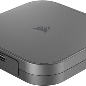 Corsair EX400U 1TB USB4 Portable External Type-C SSD – 3.2 Gen2 2x2 Connections, Up to 40Gbps, Plug and Play, MagSafe, Includes Cable – Windows PC, iOS Mac – Gray