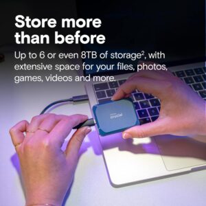 Crucial X10 4TB Portable SSD, Up to 2,100MB/s, USB 3.2 USB-C, External Solid State Drive, Compatible with Windows, Mac & Android, Durable Storage for Games, Photos & Files, Blue – CT4000X10SSD9-02