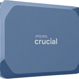 Crucial X10 8TB Portable SSD, Up to 2,100MB/s, USB 3.2 USB-C, External Solid State Drive, Compatible with Windows, Mac & Android, Durable Storage for Games, Photos & Files, Blue - CT8000X10SSD9-02