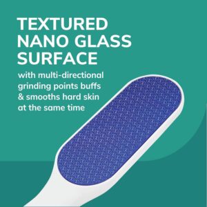Dr. Scholl’s Hard Skin Remover Nano Glass Foot File – Foot Callus Remover, Durable Foot Scrubber, Dead Skin Remover, Hygienic Pedicure Tool, Long Lasting Foot Buffer, Soft Smooth Feet