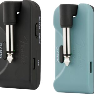 Fender Telepath Wireless System, Mystic Ice Blue and Black