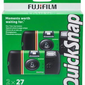 Fujifilm QuickSnap Flash 400 One-Time-Use Camera - 2 Pack