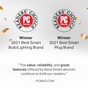 Kasa Smart Plug Ultra Mini 15A, Smart Home Wi-Fi Outlet Works with Alexa, Google Home & IFTTT, No Hub Required, UL Certified, 2.4G WiFi Only, 2 Count (Pack of 1)(EP10P2) , White