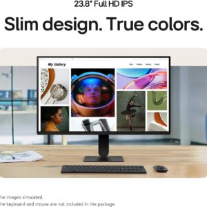 LG 24U411A-B 24-inch Full HD (1920 x 1080) IPS Computer Monitor, 120Hz, HDR10, Reader Mode, Flicker Safe, HDMI, Slim Stand Base, Black