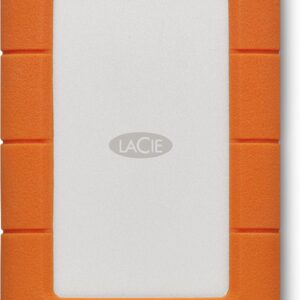 LaCie Rugged USB-C, 4TB, Portable External Hard Drive, Drop, Shock, Dust, Rain Resistant, for Mac & PC (STFR4000800)