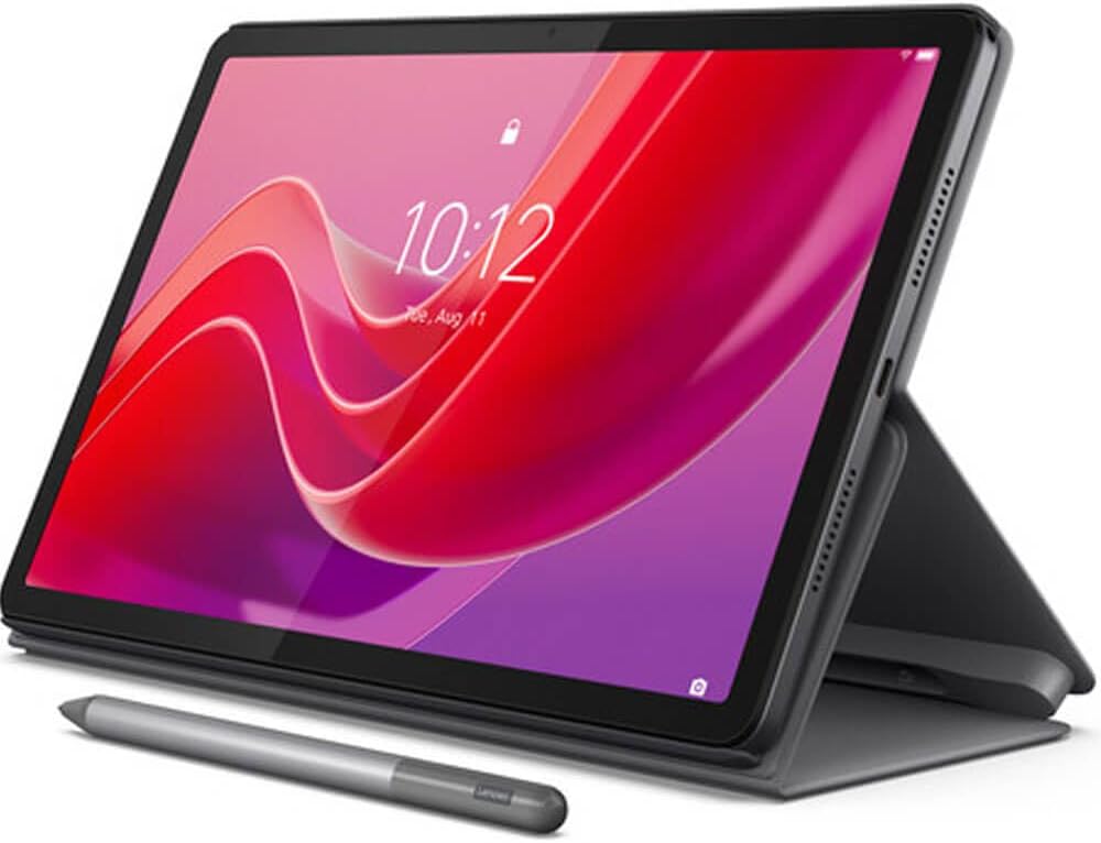 Lenovo Tab M11, 11” Display, MediaTek Helio G88 Octa-Core, 4GB RAM, 128GB SSD, 1920x1200 px, Ambient Light-Sensor, 10 Hour Battery, Comes w/Folio Case, Luna Grey