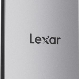 Lexar 2TB ES3 External SSD, Up to 1050MB/s Read, Storage Expansion, Compatible w/USB-C Smartphones, iPhone 15/16, PC, Mac, Tablets, Sleek & Sturdy Design, Silver (LES3XXX002T-RNSAU)