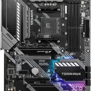 MSI MAG B550 TOMAHAWK Gaming Motherboard (AMD AM4, DDR4, PCIe 4.0, SATA 6Gb/s, M.2, USB 3.2 Gen 2, HDMI/DP, ATX, AMD Ryzen 5000 Series processors)