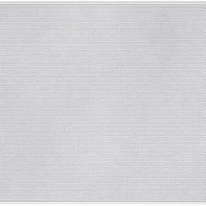 Monoprice 2-Way Carbon Fiber In-Wall Center Channel Speaker – Dual 5.25 Inch (Single) Easy Install For Home Theater – Alpha Series,Off-White