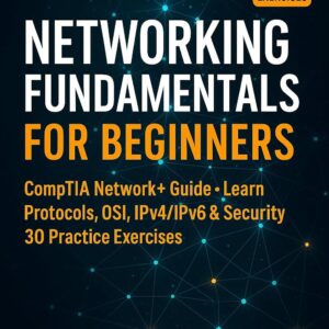 Networking Fundamentals: The Complete Beginner's Guide: Master LAN, WAN, TCP/IP, Security & Routing - Includes Dictionary and Final 30-Question Examen