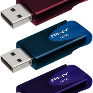 PNY 16GB Attaché 4 USB 2.0 Flash Drive 3-Pack