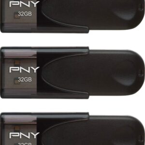 PNY 32GB Attaché 4 USB 2.0 Flash Drive 3-Pack