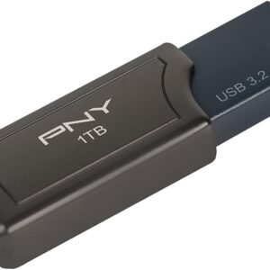 PNY P-FD1TBPROV2-GE 1TB PRO Elite V2 USB 3.2 Gen 2 Flash Drive â€“ 600MB/s, Gunmetal