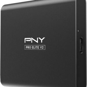 PNY Pro Elite V2 1TB USB 3.2 Gen 2x1 Type-C Portable Solid State Drive (SSD) – (PSD0CS2160-1TB-RB)
