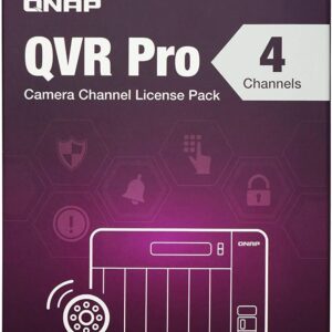 QNAP LIC-SW-QVRPRO-4CH 4 Channel license (QVR Pro Gold is required)