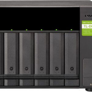 QNAP TL-D800C 8 Bay Desktop JBOD Storage Enclosure with USB 3.2 Gen 2 Type-C Connectivity