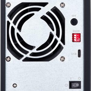 QNAP TR-002-A-US 2 Bay USB Type-C Direct Attached Storage (DAS) with Hardware RAID (Diskless)
