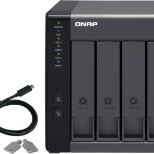 QNAP TR-004 4 Bay USB Type-C Direct Attached Storage (DAS) with hardware RAID (Diskless)