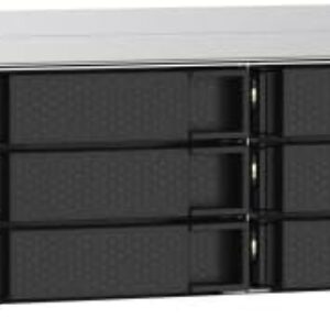 QNAP TS-1273AU-RP 12 Bay High-Performance Rackmount NAS with 2 x 2.5GbE Ports, Redundant PSU