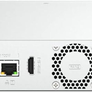 QNAP TS-464eU-8G-US 4 Bay High-Speed 1U Short Depth Rackmount NAS with Dual-2.5GbE, Intel Celeron CPU, 8GB DDR4 Memory and 2.5GbE (2.5G/1G/100M) Network Connectivity (Diskless)
