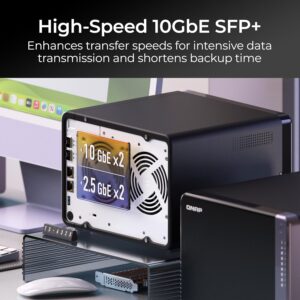 QNAP TS-632X-4G-US 6 Bay 10GbE Desktop NAS with ARM Alpine AL524 Quad-core Processor and 4 GB DDR4 RAM (Diskless)