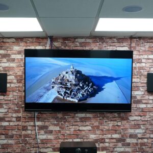 Rockville RockSlim Pair Black 5.25″ 240W Home Theater Speakers, 8 Ohm, Slim Wall-Mount Design, Clear Audio, Durable Build, for Home Theater Enthusiasts