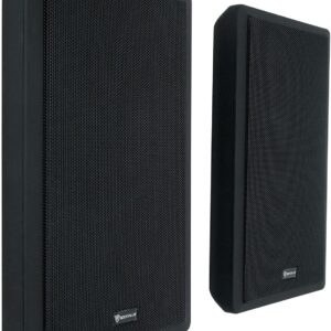 Rockville RockSlim Pair Black 5.25" 240W Home Theater Speakers, 8 Ohm, Slim Wall-Mount Design, Clear Audio, Durable Build, for Home Theater Enthusiasts
