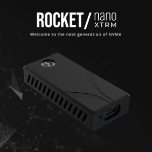 SABRENT 1TB Rocket Nano XTRM External SSD, USB 3.2 / Thunderbolt 3, Speeds Up to 2700MBps (SB-XTMN-1TB)
