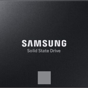 SAMSUNG 870 EVO SATA SSD 500GB 2.5” Internal Solid State Drive, Upgrade PC or Laptop Memory and Storage for IT Pros, Creators, Everyday Users, MZ-77E500B/AM, Black