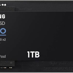 SAMSUNG 990 EVO SSD 1TB, PCIe Gen 4x4, Gen 5x2 M.2 2280 NVMe Internal Solid State Drive, Speeds Up to 5,000MB/s, Upgrade Storage for PC Computer, Laptop, MZ-V9E1T0B/AM, Black